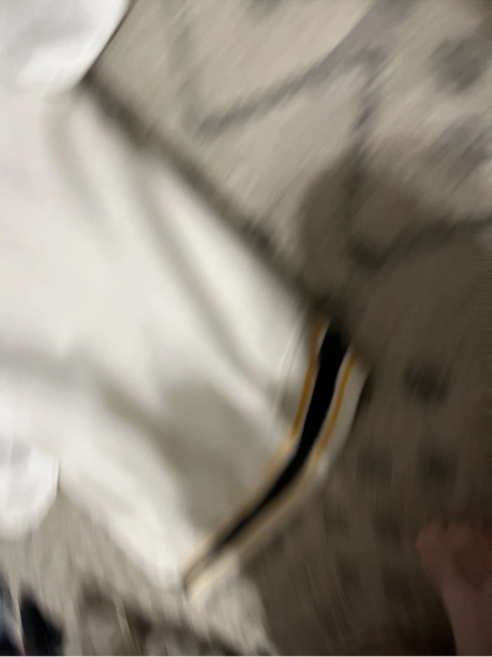 Rue21 White Varsity Jacket with Black and Yellow Lettering - Picture 3 of 5